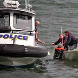 Boat Police helping