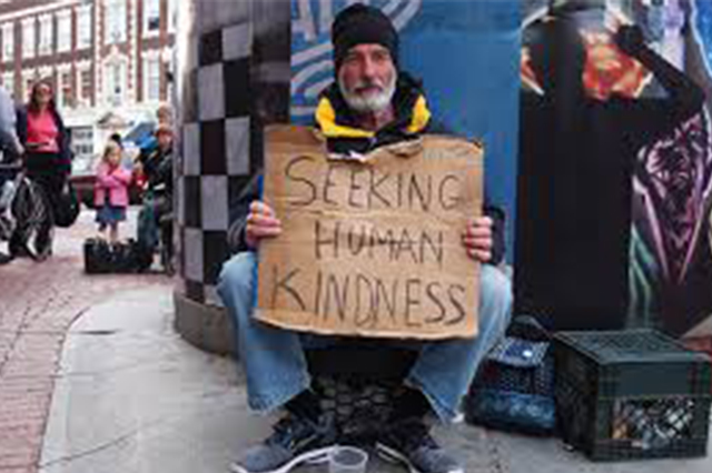 Homeless seeking help