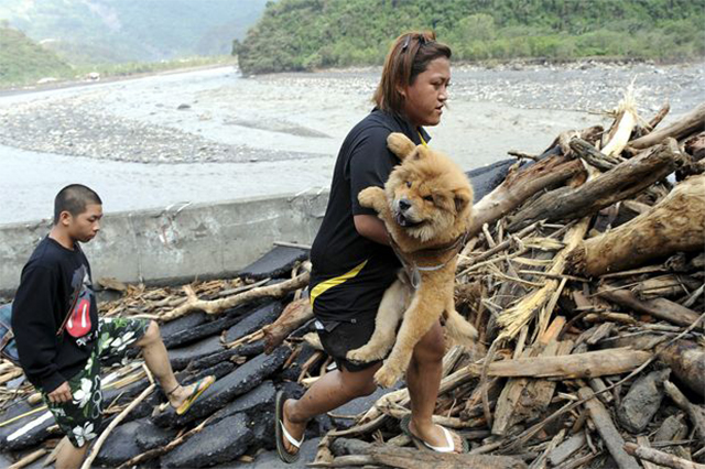 Children in a disaster