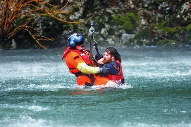 Coast guard saves person